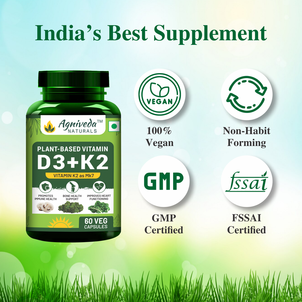 Agniveda Naturals Stamina Booster for Endurance and Strength - 60 Capsules