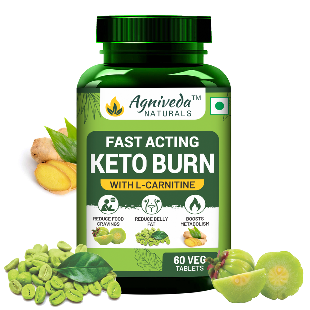 Agniveda Naturals Keto Burn - 60 Tablets